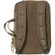 3 Way Expandable Briefcase - Wood Waxed (Body Panel, Straps Deployed) (Show Larger View)